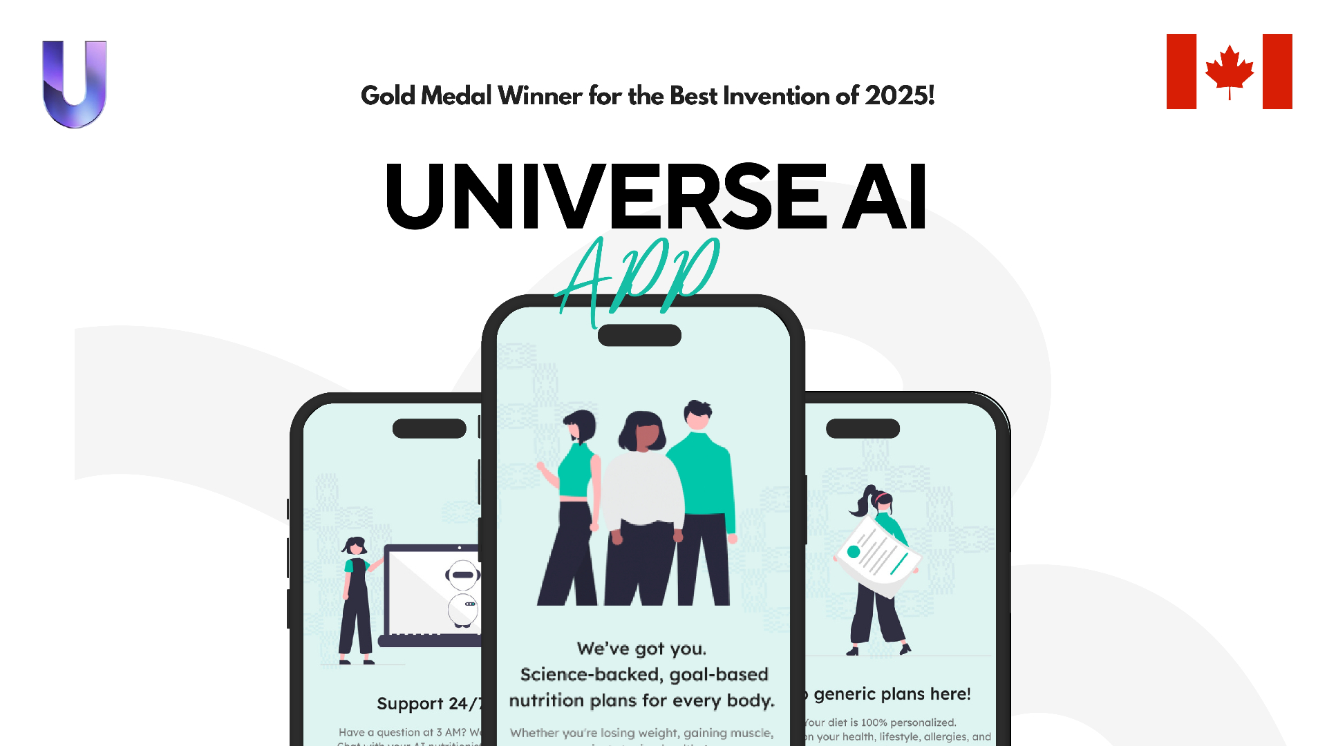 Universe AI app โ Gold Medal Winner for Best Invention 2025